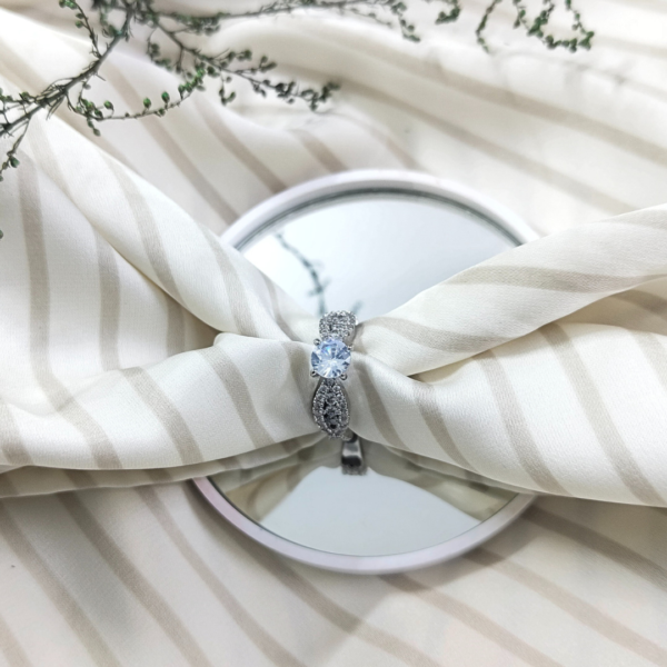Ethereal Diamond Infinity Ring